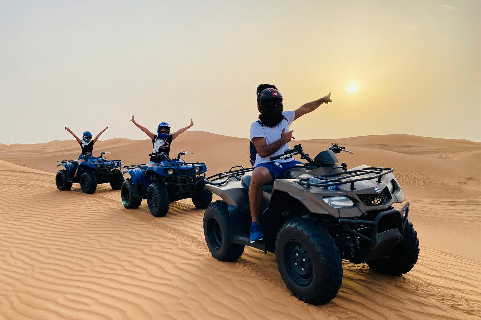 Dubai: Desert Safari, Quad Bike, Camel Ride & Al Khayma Camp