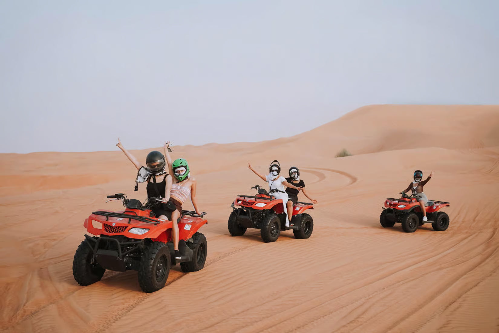 Dubai: Desert Safari, Quad Bike, Camel Ride & Al Khayma Camp